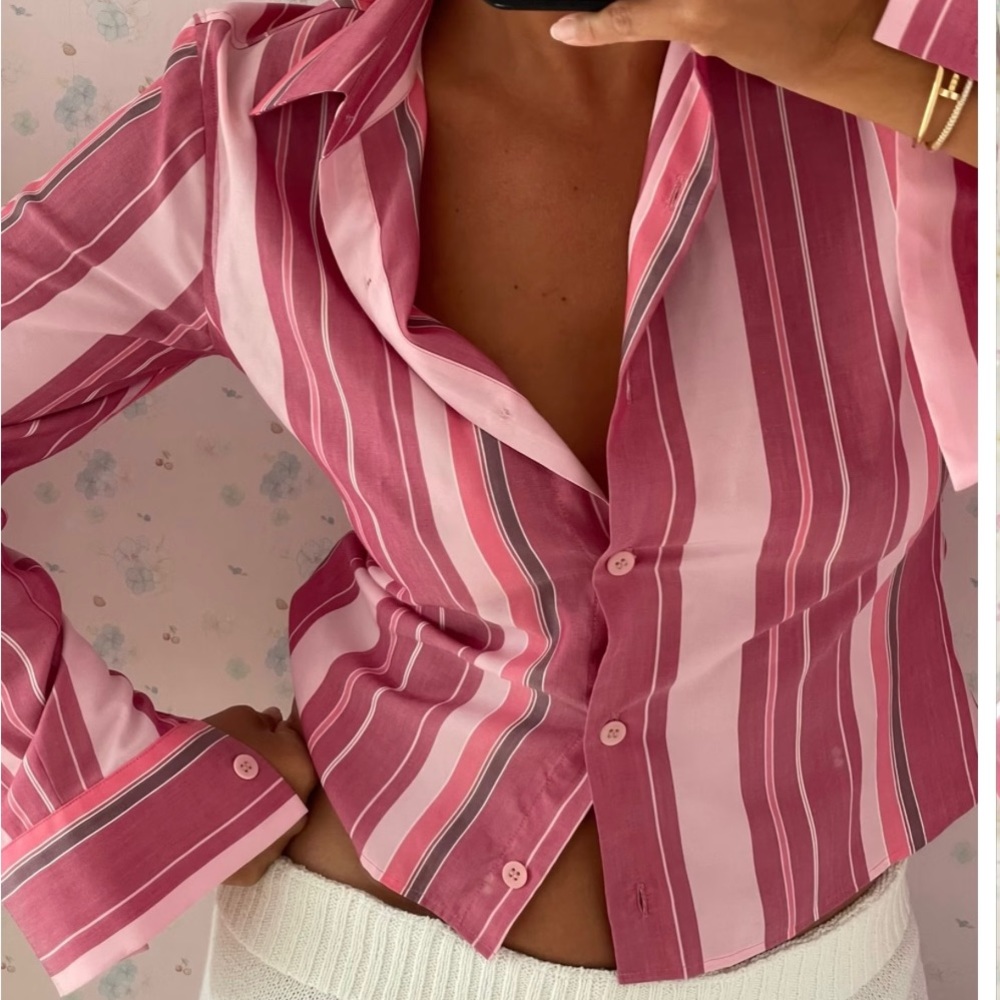 Djerf Avenue Little Shirt Sorbet